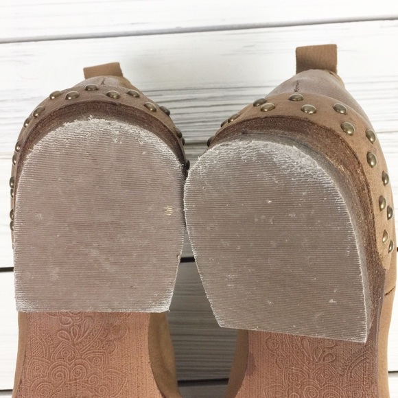 Naughty Monkey Studded Boho Brown Ankle Boots - Picture 6 of 8